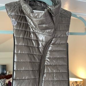 Veronica Beard Quilted Bomber Dickey olive Green One Size OS